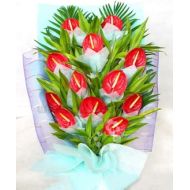 商务鲜花,红红火火