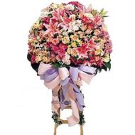 商务鲜花,立体花束